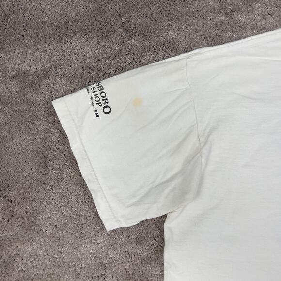 White 97X WXBM 97.1 FM Radio T-shirt Size L Music Oneita - Picture 6 of 6